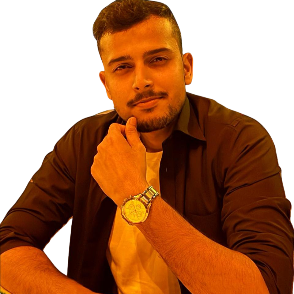 Ubair Khan, ACCA UK, B.Com M.Com (University of Karachi)